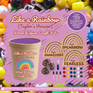 Like a Rainbow (Taylor's Version) Wood & Yarn Craft Kits