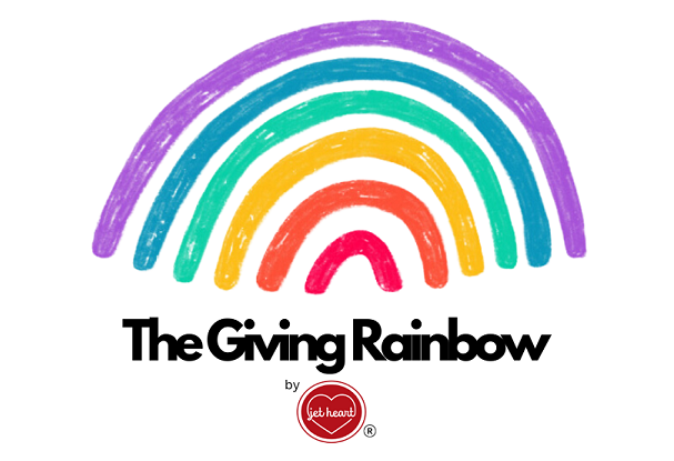 The Giving Rainbow by Jetheart Logo Transparent